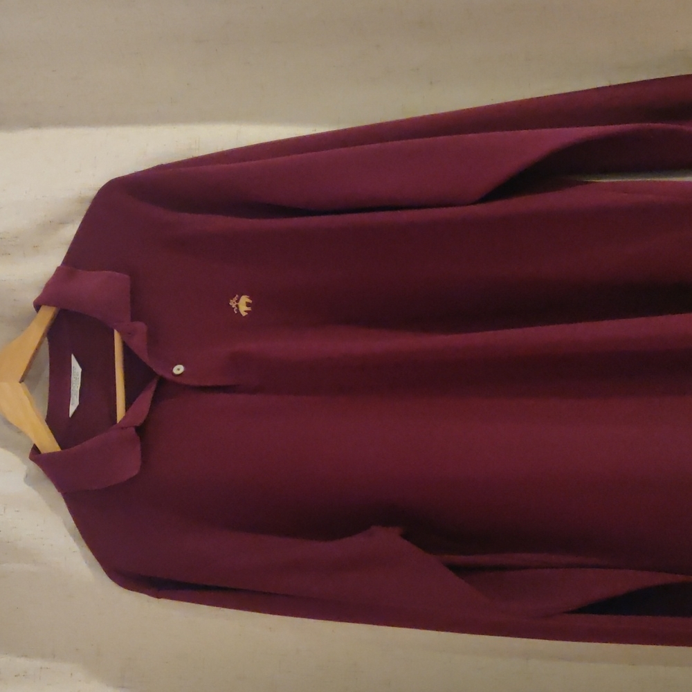 Vintage USA made Brooks Brothers Long Sleeve Polo Shirt